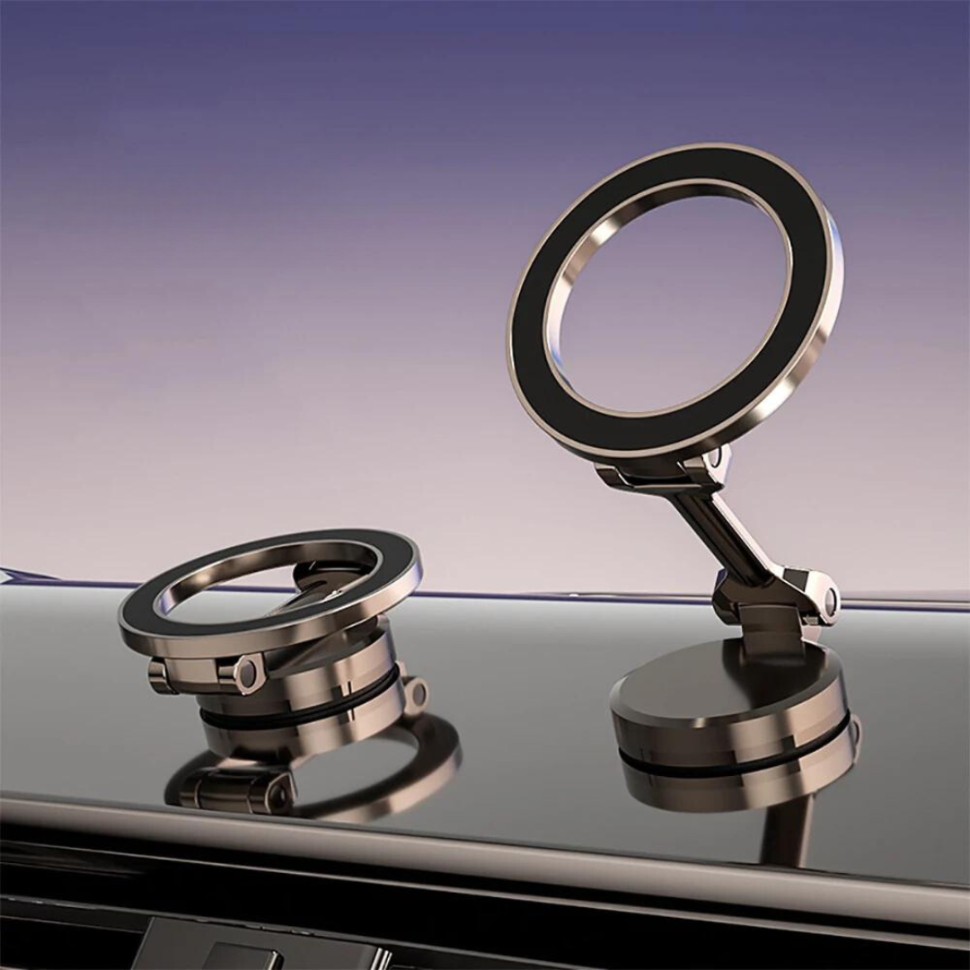 Magnetic phone holder with metal base – GripMount (1+1 FREE)