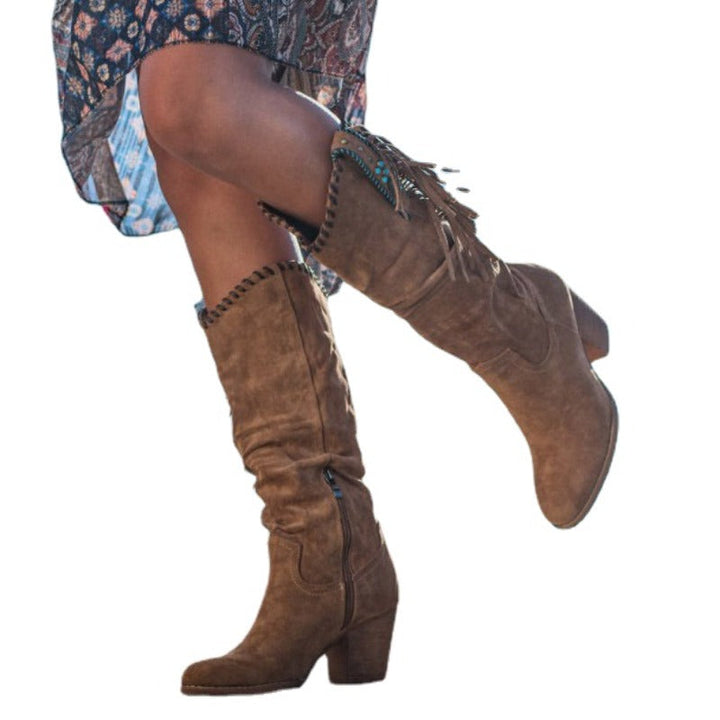 Western Boots - Dakota-Brown-2.0-Nora Luxe