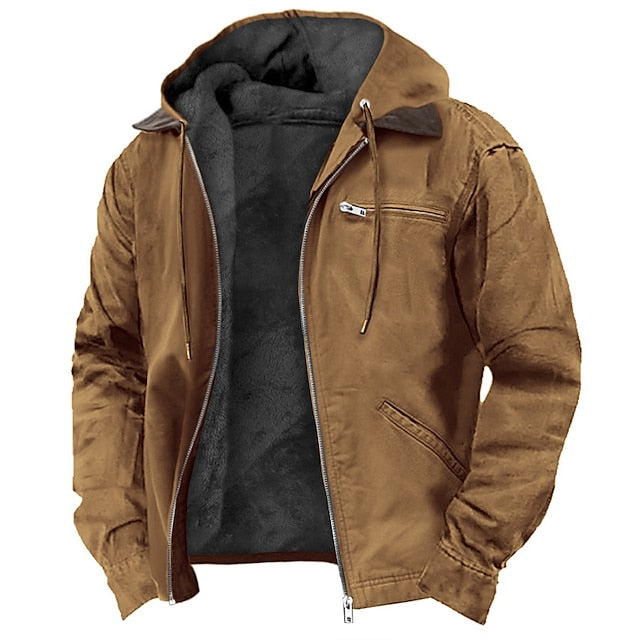 Windproof Outdoor Jacket with Warm Lining – Stormlock-Brown-2XS-The Livary