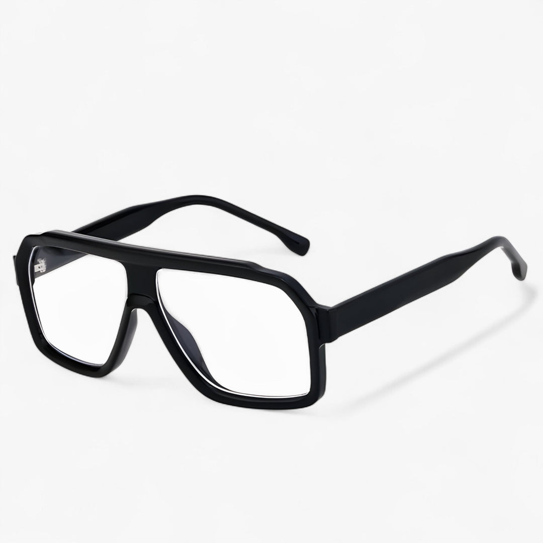 Windproof Oversized Punk Sunglasses – Vortex-Black White-Nora Luxe