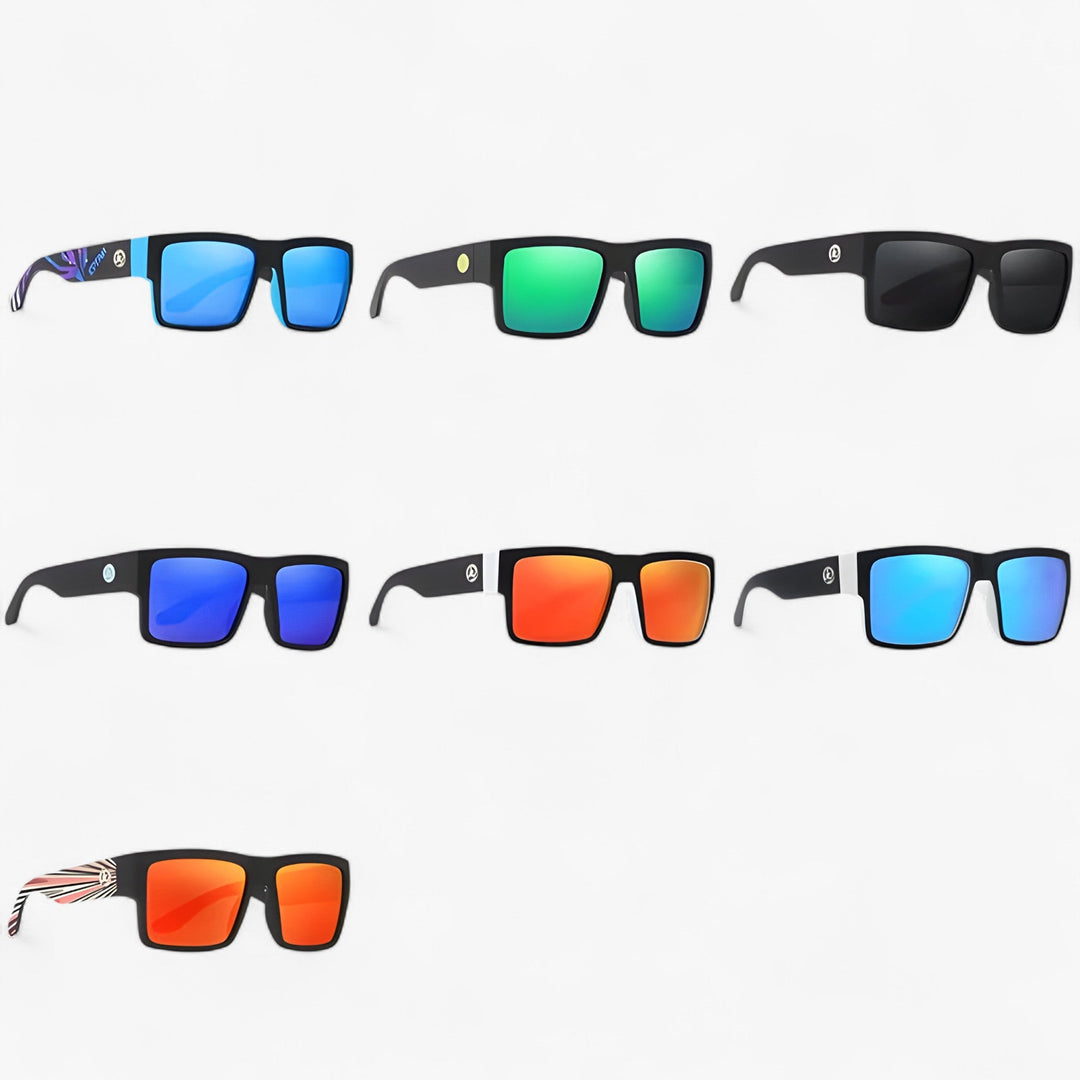 Windproof Polarised Sports Sunglasses – Stratos-Black-Nora Luxe