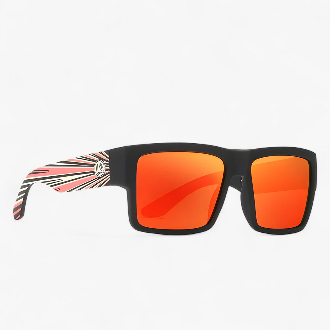 Windproof Polarised Sports Sunglasses – Stratos-Orange 2-Nora Luxe
