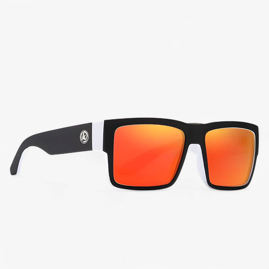 Windproof Polarised Sports Sunglasses – Stratos-Orange-Nora Luxe