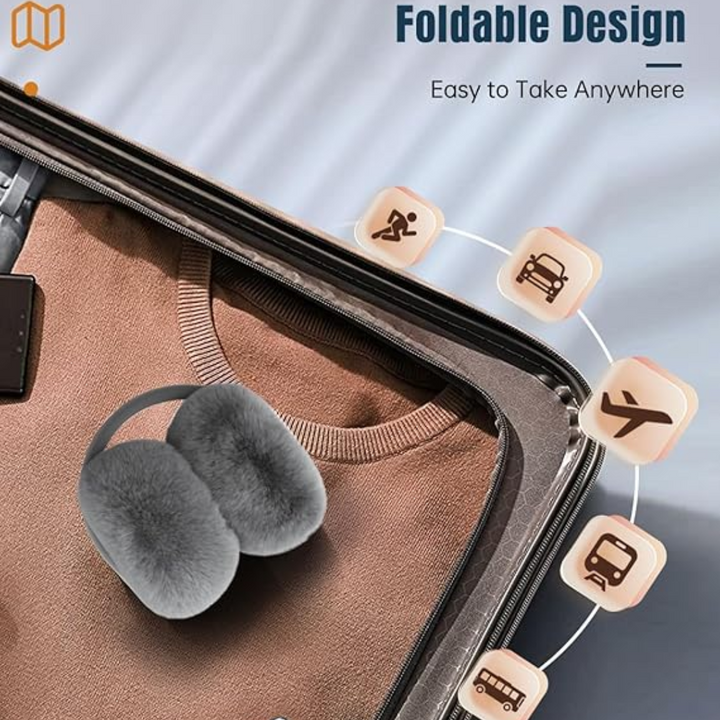 Winter Bluetooth Ear Warmers - CozyGrooves-Black-Nora Luxe