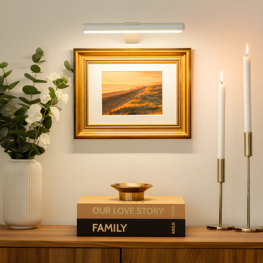 Wireless Art Lighting - LumeArt-Black-Nora Luxe