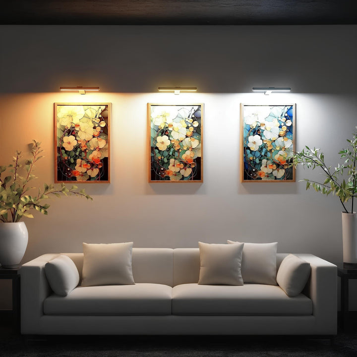 Wireless Art Lighting - LumeArt-Black-Nora Luxe