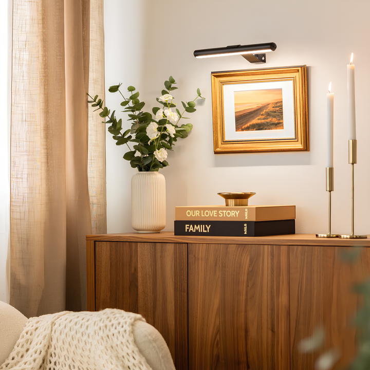 Wireless Art Lighting - LumeArt-Black-Nora Luxe