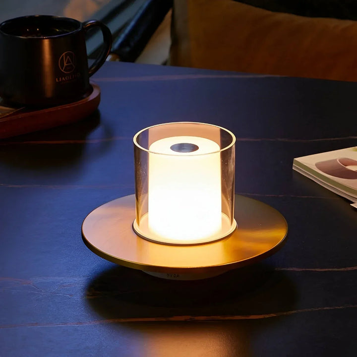 Wireless Candle Lamp - LumiFlame-Gold-Nora Luxe