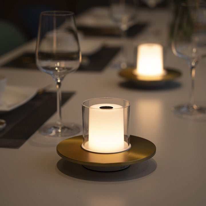 Wireless Candle Lamp - LumiFlame-Gold-Nora Luxe