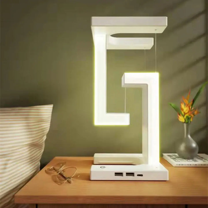 Wireless Charging Lamp - AetherGlow-Nora Luxe