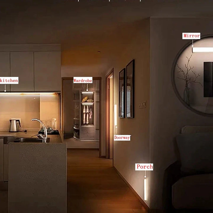 Wireless LED Lamp with Motion Sensor - SmartGlow-Warm Wit-3.94 inches-Nora Luxe