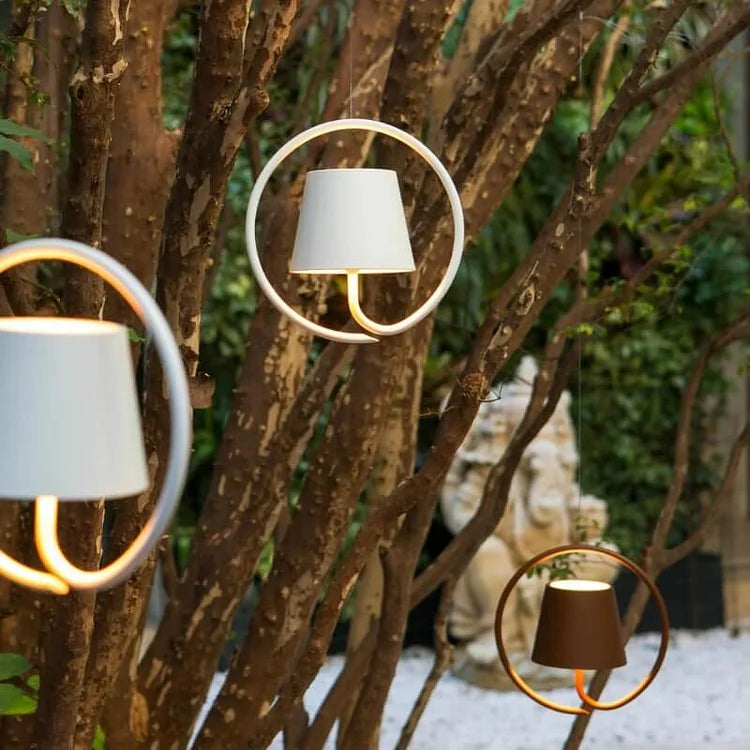 Wireless LED Pendant Lamp - LumiCord-Black-Nora Luxe