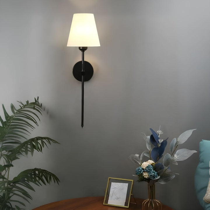 Wireless Luxury Wall Lamp - LumaElegance-2-Black-Round-Nora Luxe