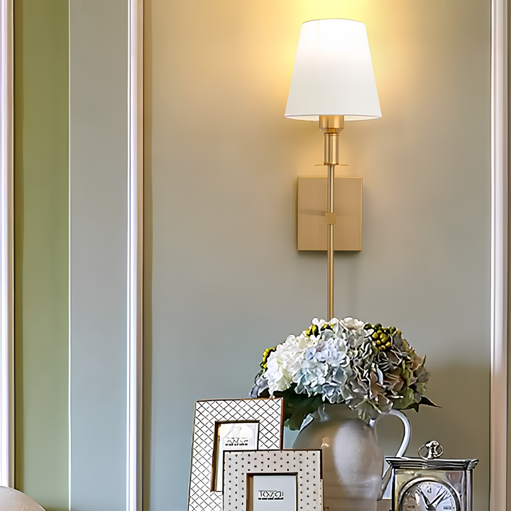 Wireless Luxury Wall Lamp - LumaElegance-2-Gold-Square-Nora Luxe
