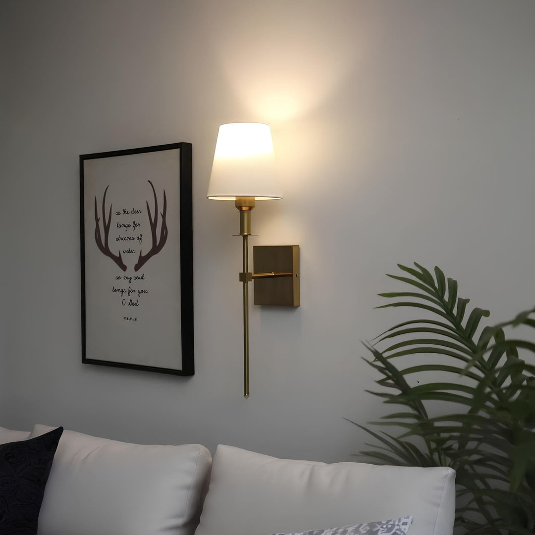 Wireless Luxury Wall Lamp - LumaElegance-2-Gold-Square-Nora Luxe