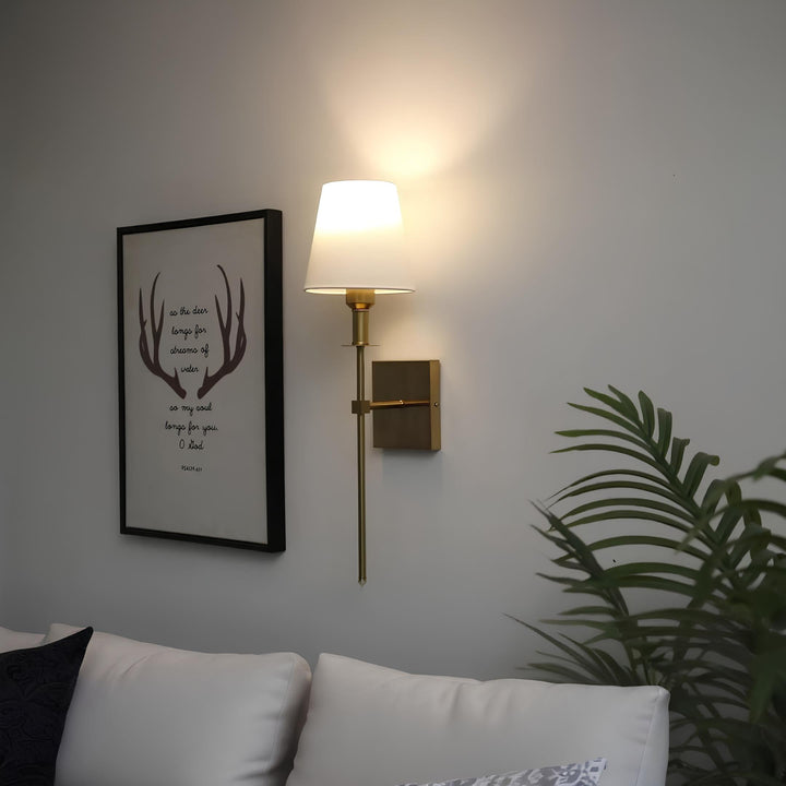 Wireless Luxury Wall Lamp - LumaElegance-2-Gold-Square-Nora Luxe