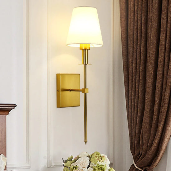 Wireless Luxury Wall Lamp - LumaElegance-2-Gold-Square-Nora Luxe