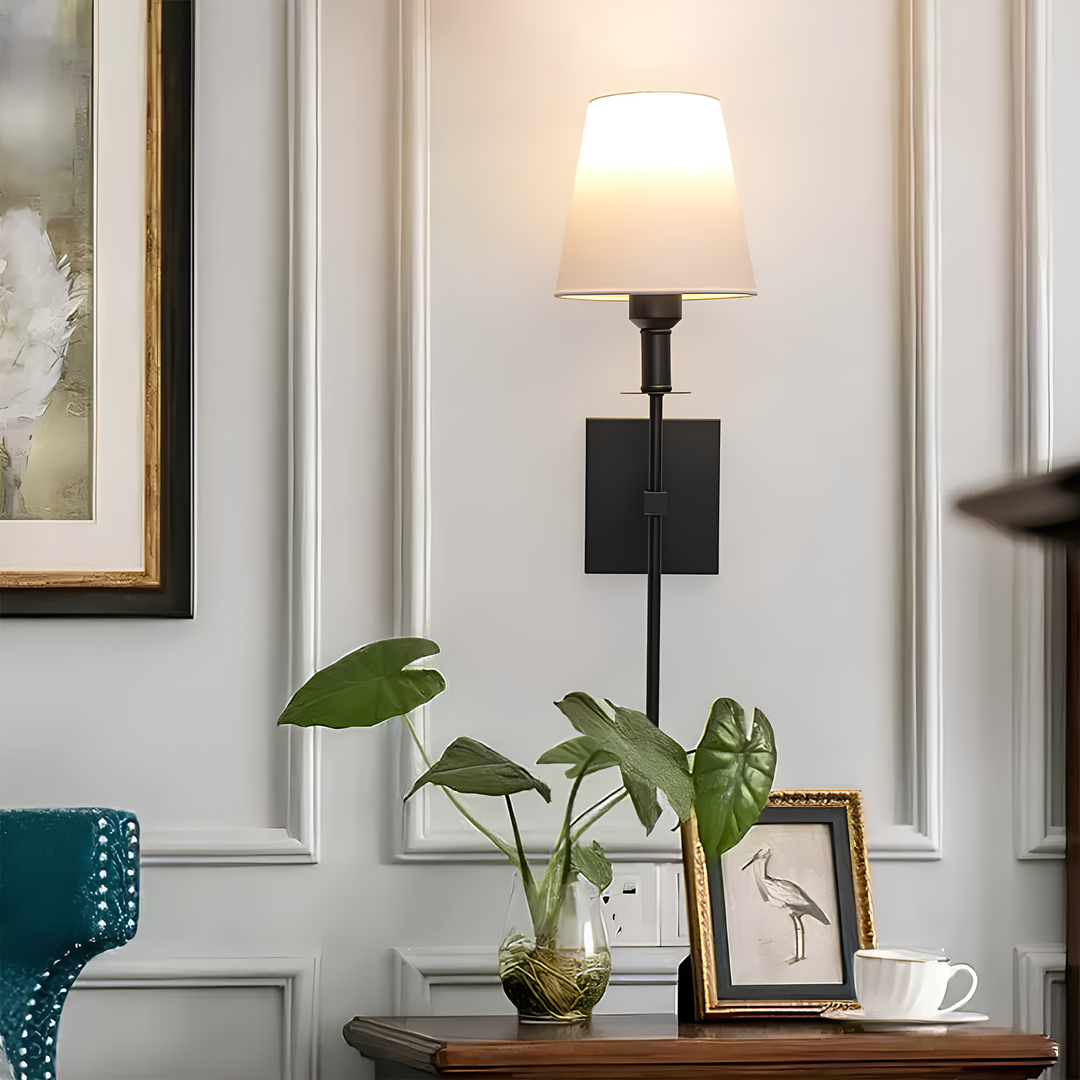 Wireless Luxury Wall Lamp - LumaElegance-2-Gold-Square-Nora Luxe