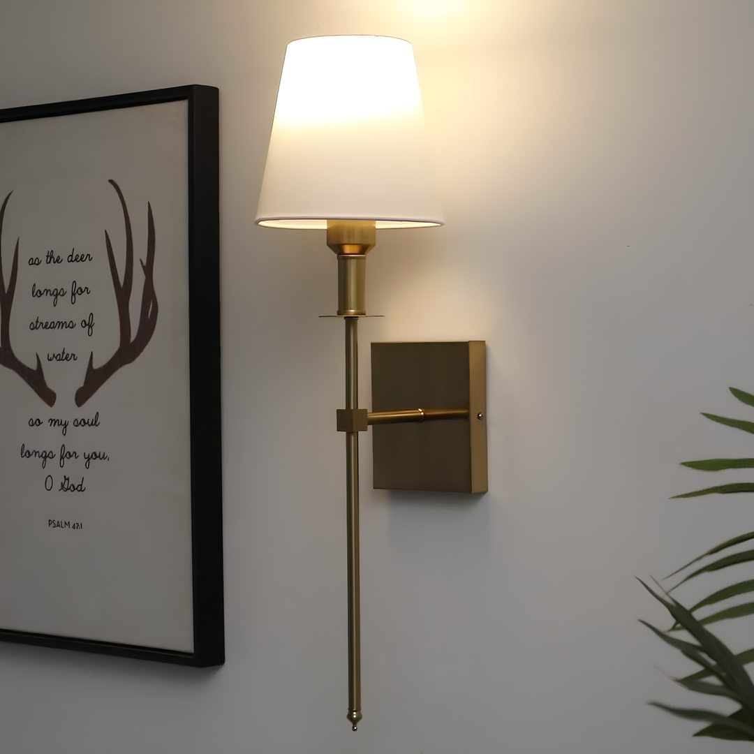 Wireless Luxury Wall Lamp - LumaElegance-2-Gold-Square-Nora Luxe