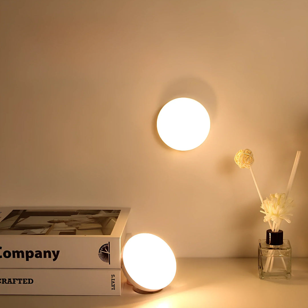 Wireless Motion Sensor Lamp - LumaLight-2-USB-Warm Wit-Nora Luxe