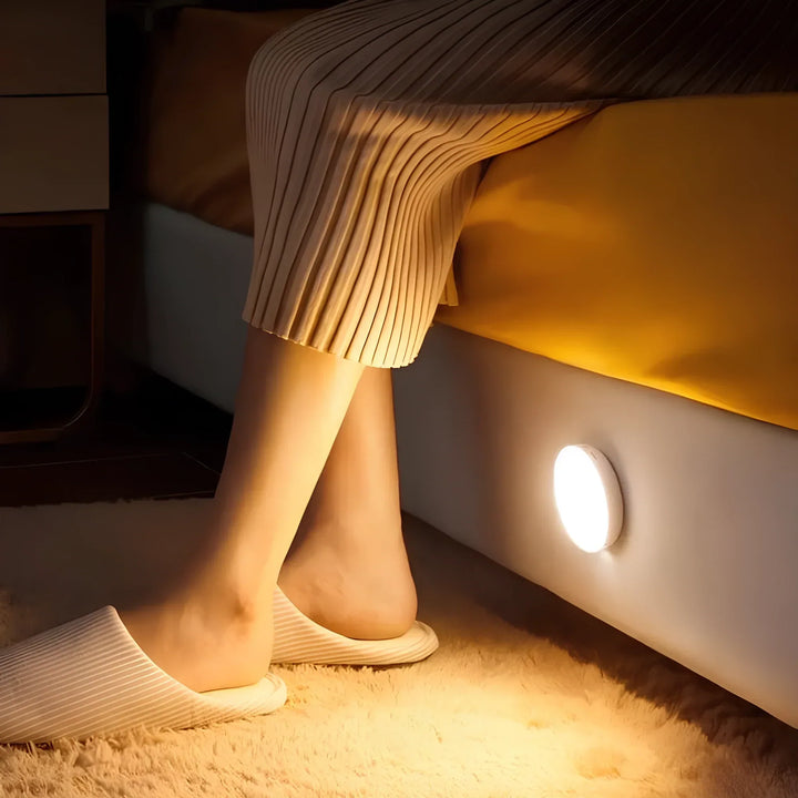 Wireless Motion Sensor Lamp - LumaLight-2-USB-Warm Wit-Nora Luxe
