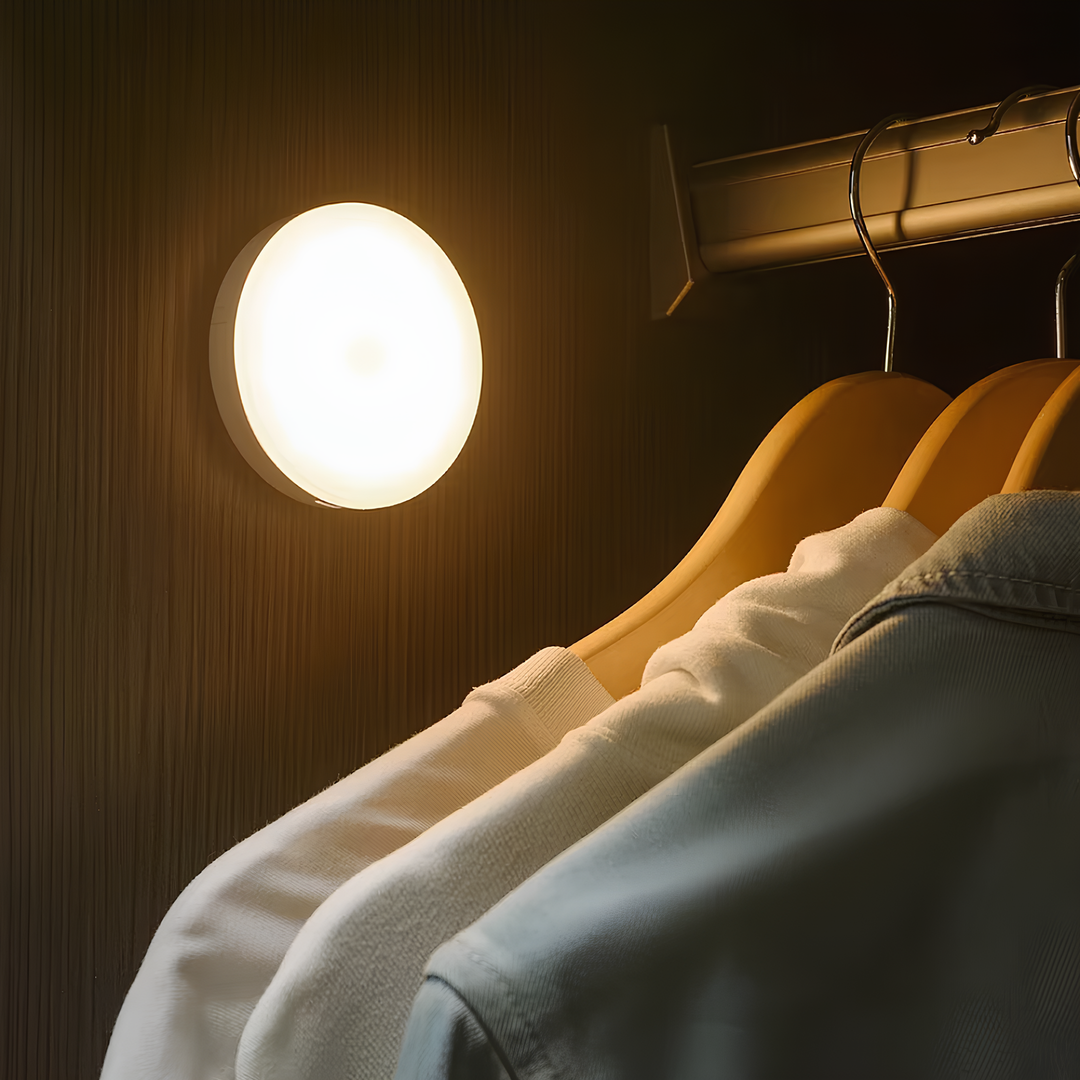 Wireless Motion Sensor Lamp - LumaLight-2-USB-Warm Wit-Nora Luxe