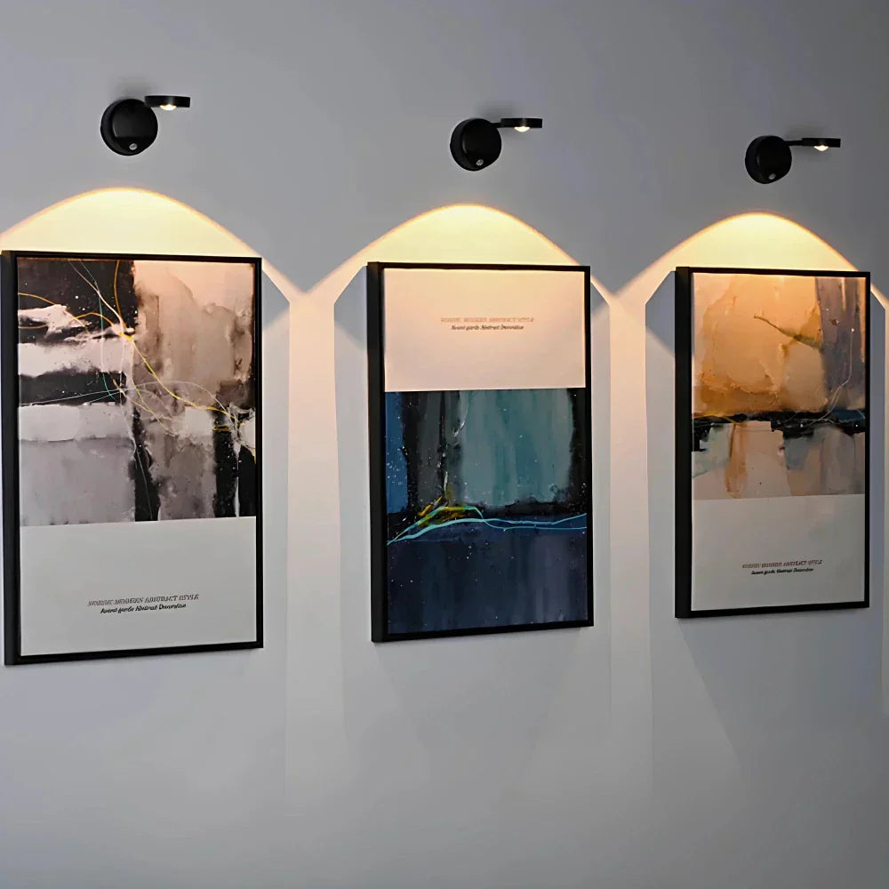 Wireless Motion Sensor Spotlight - LumaFlex-Black-Touch Control-Nora Luxe