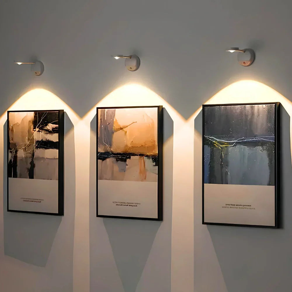 Wireless Motion Sensor Spotlight - LumaFlex-White-Touch Control-Nora Luxe