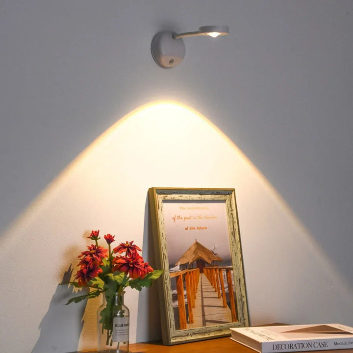 Wireless Motion Sensor Spotlight - LumaFlex-White-Touch Control-Nora Luxe