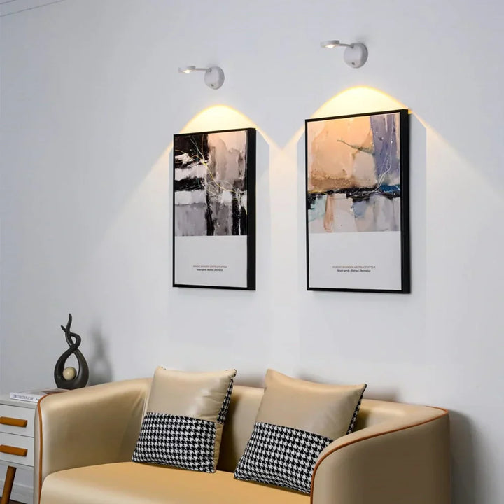 Wireless Motion Sensor Spotlight - LumaFlex-White-Touch Control-Nora Luxe