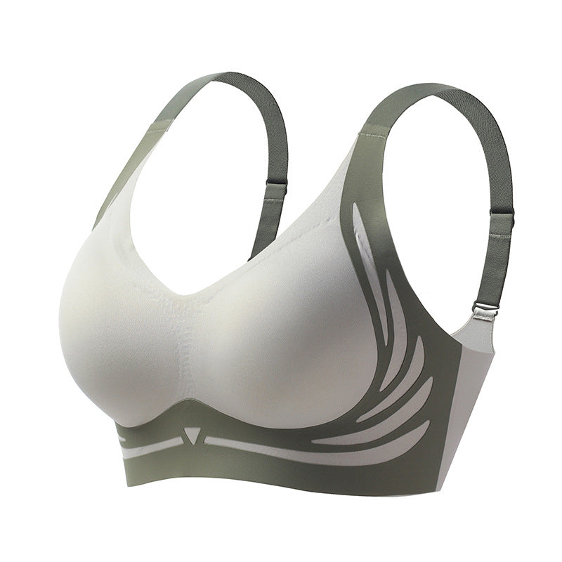 Wireless push-up bra with lifting effect – Isabella-Green-M (BC)(99-121 lbs)-Nora Luxe