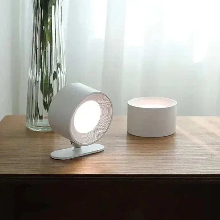 Wireless Rechargeable Wall Lamp - LumoFlex-White-Touch Control-Nora Luxe