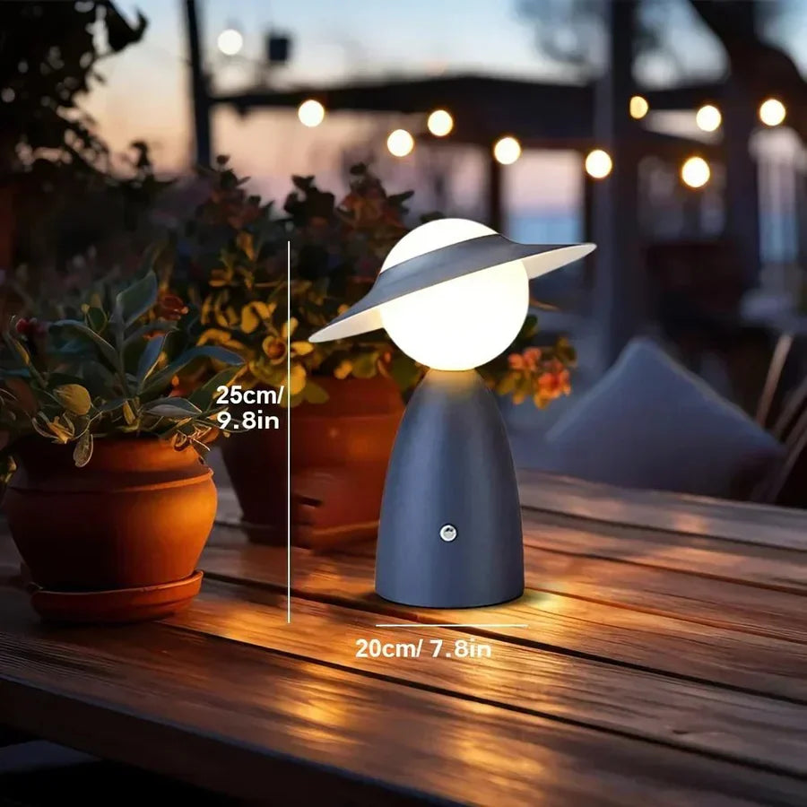 Wireless Table Lamp - LumiCharge-Blue-The Livary