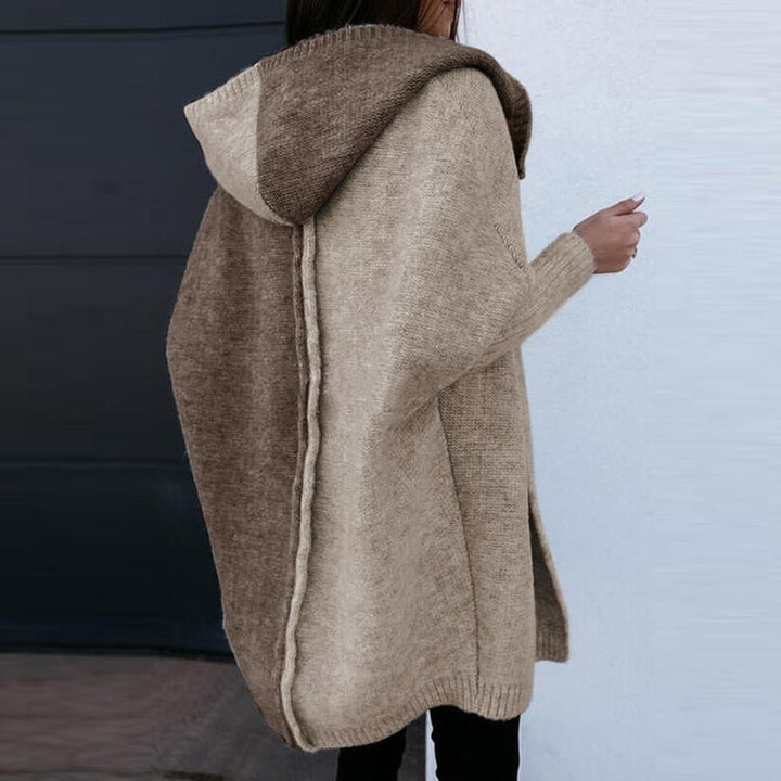 Ladies' cardigan with patchwork design - Autumn Magic Amarelle