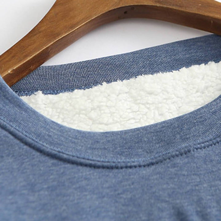 Ladies' fleece pullover with lining – Mira