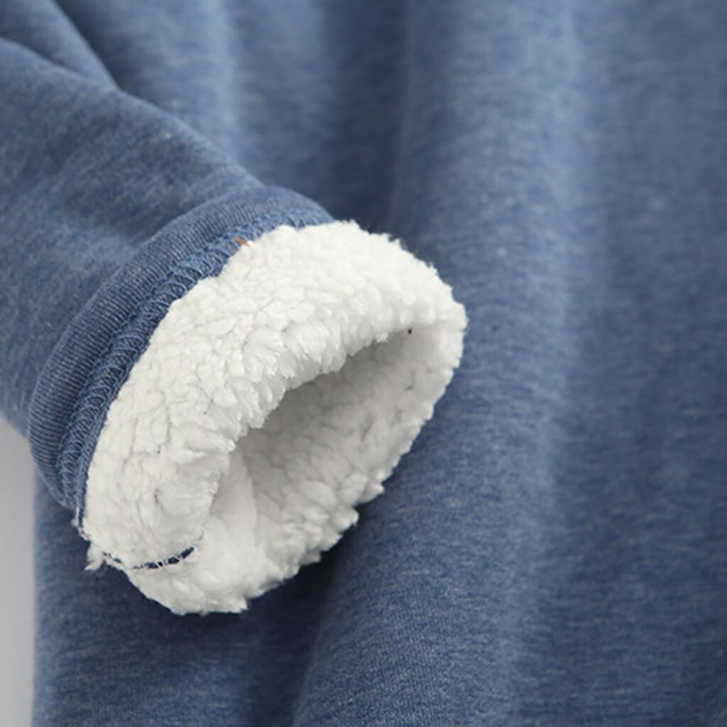 Ladies' fleece pullover with lining – Mira