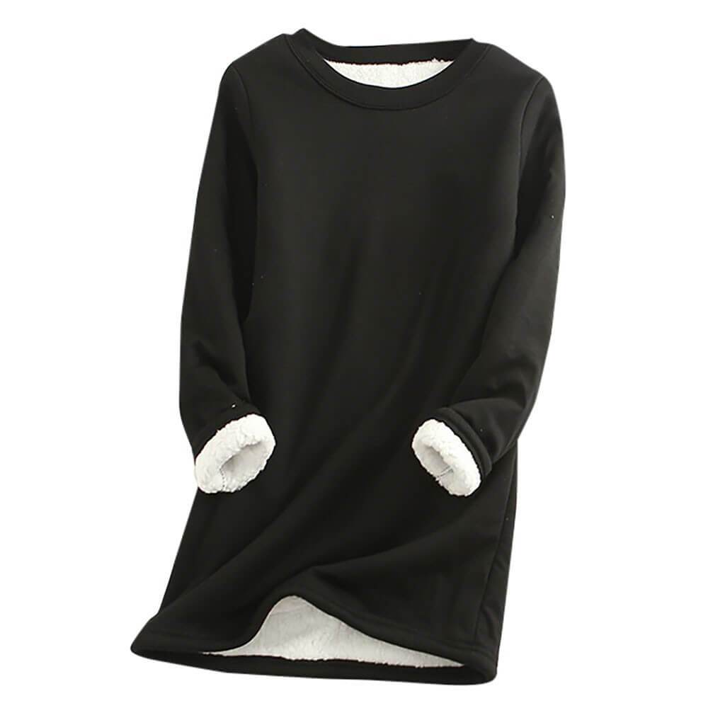 Ladies' fleece pullover with lining – Mira