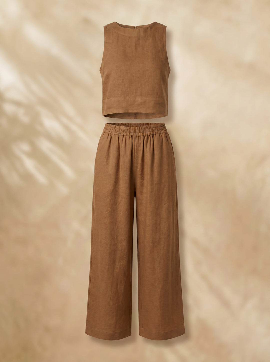 Relaxed Fit Matching Top and Pants Set - Gina