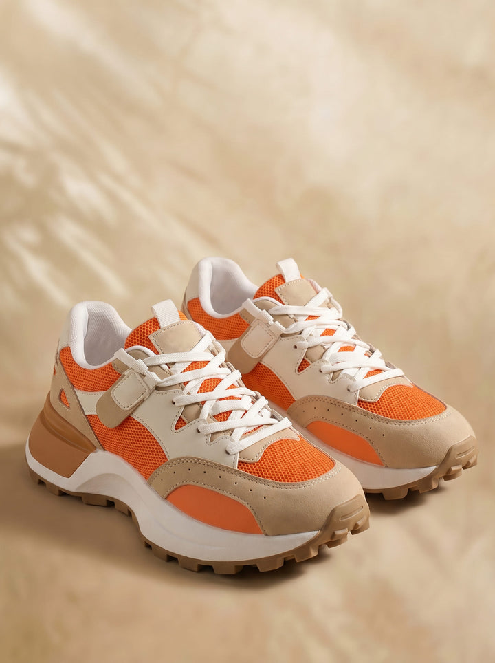 Women's sneakers in color-block design - Camille