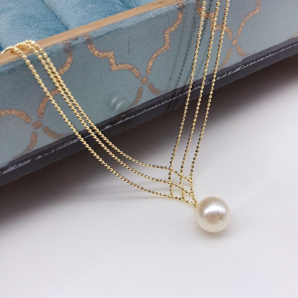 Woven Pearl Necklace - Mariela-Nora Luxe