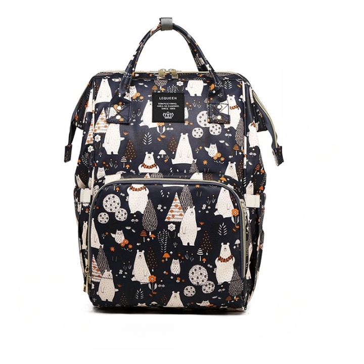 Large-Capacity Baby Nappy Backpack – Multi-Pocket Waterproof Travel Bag